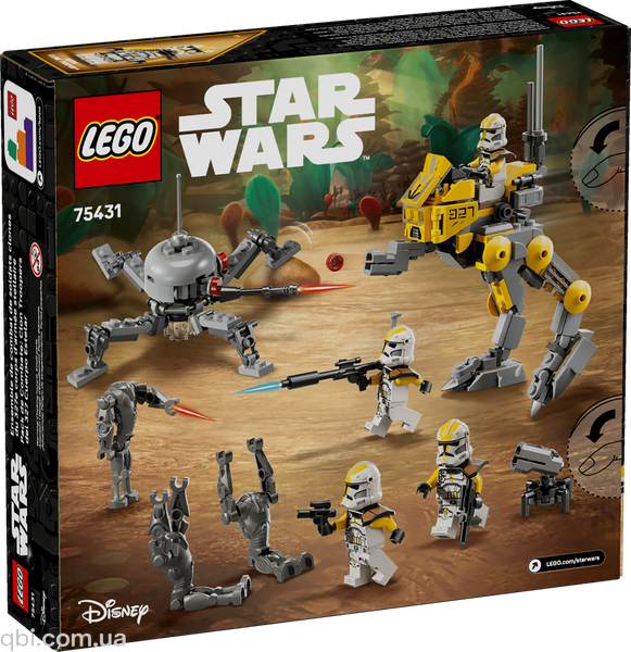 LEGO Star Wars Боевой отряд клонов 327-го галактического корпуса (75431) в собранном виде