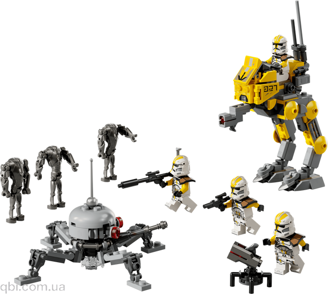 LEGO Star Wars Боевой отряд клонов 327-го галактического корпуса (75431) в собранном виде