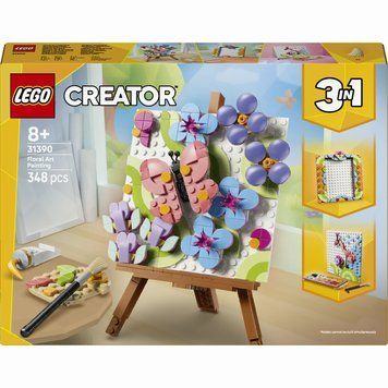 LEGO Creator Декоративний живопис &laquo;Квіткове мистецтво&raquo; (31390) у зібраному вигляді
