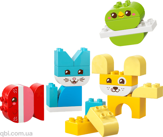 LEGO DUPLO Чарівні творчі домашні улюбленці 3 в 1 (10477) у зібраному вигляді