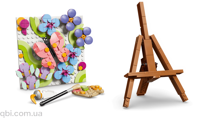 LEGO Creator Декоративная живопись &laquo;Цветочное искусство&raquo; (31390) в собранном виде