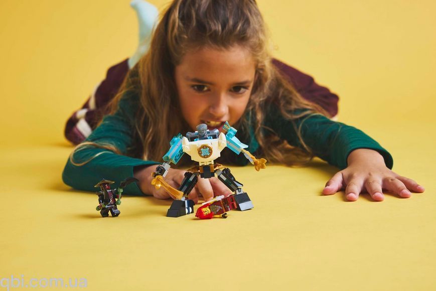LEGO NINJAGO Бойовий костюм-робот Зейна (71827) у зібраному вигляді