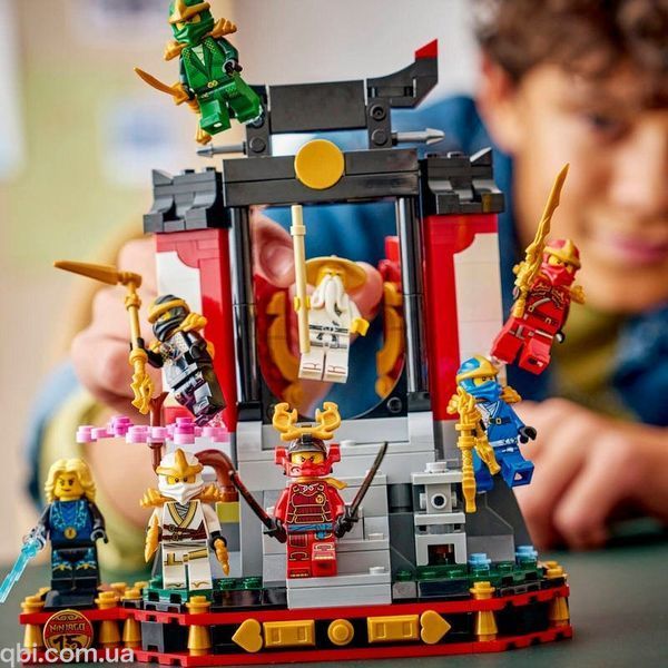 LEGO NINJAGO Модель персонажей ниндзя. 15-я годовщина (71866) в собранном виде