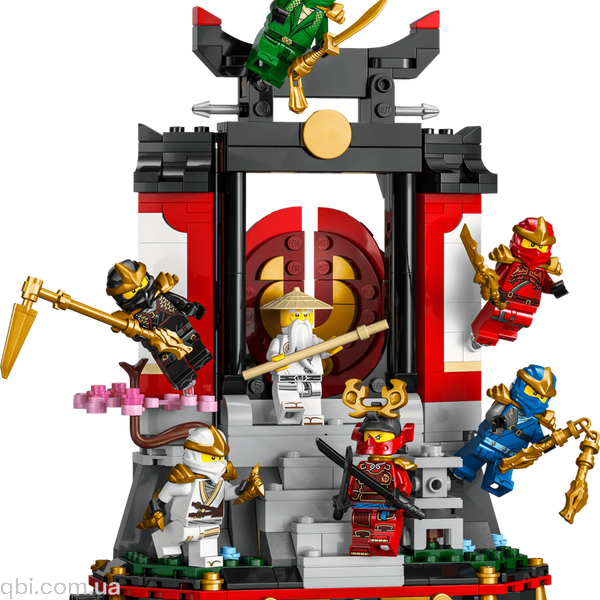 LEGO NINJAGO Модель персонажей ниндзя. 15-я годовщина (71866) в собранном виде