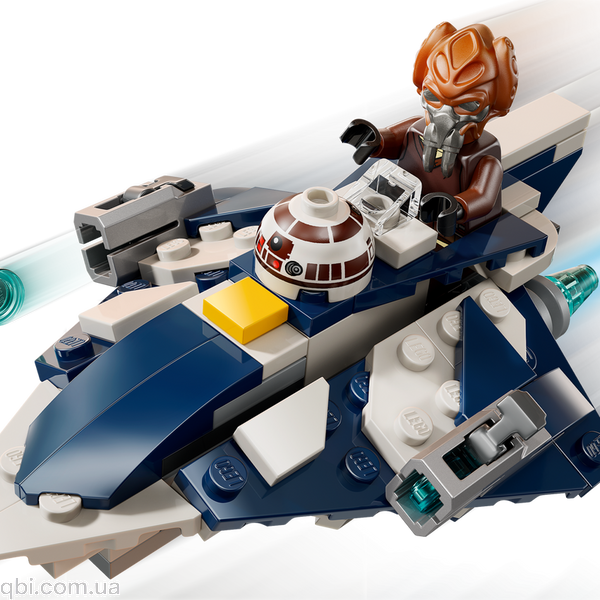 LEGO Star Wars Джедайский звездный микроистребитель Пло Куна (75400) в собранном виде