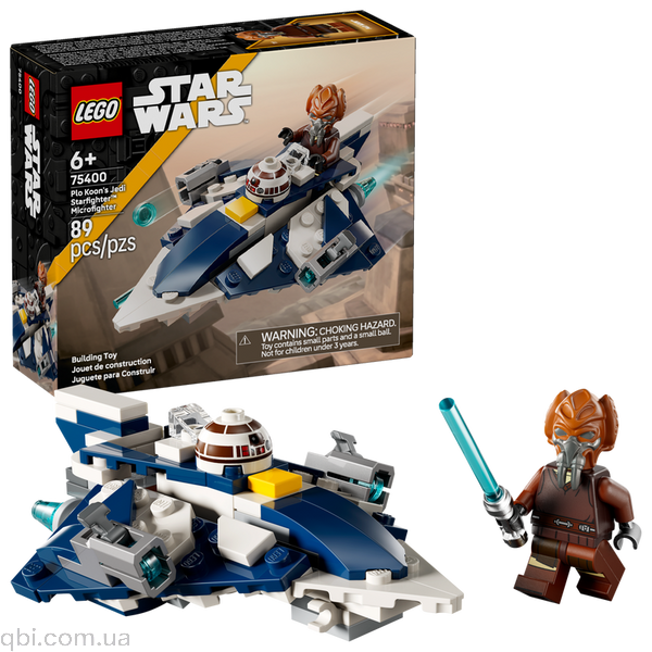 LEGO Star Wars Джедайский звездный микроистребитель Пло Куна (75400) в собранном виде
