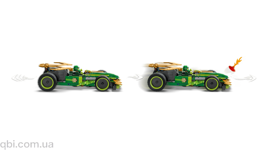 LEGO NINJAGO Автомобиль для гонок Ллойда с инерционным двигателем (71828) в собранном виде
