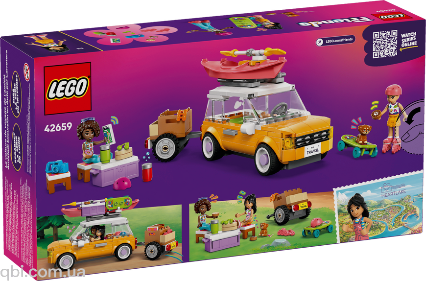 LEGO Friends Автомобіль для подорожей із друзями (42659) у зібраному вигляді