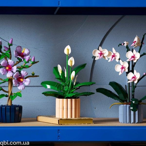 LEGO Botanicals Спатифиллум (11504) в собранном виде
