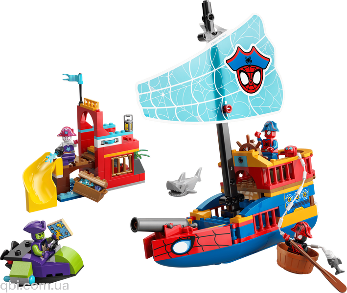 LEGO Super Heroes Marvel Spidey Піратський корабель команди Павука (11208) у зібраному вигляді