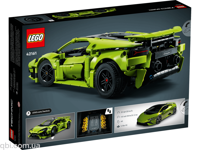 LEGO Technic Lamborghini Hurac&aacute;n Tecnica (42161) у зібраному вигляді
