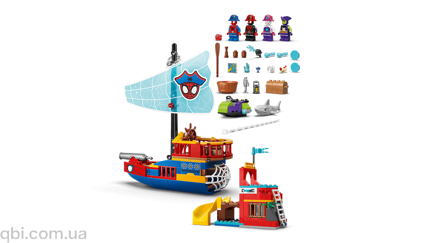 LEGO Super Heroes Marvel Spidey Піратський корабель команди Павука (11208) у зібраному вигляді