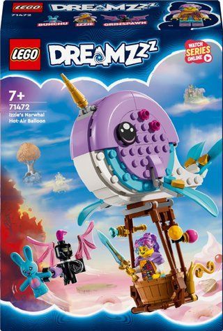 LEGO DREAMZzzzz Воздушный шар Иззи &laquo;Нарвал&raquo; (71472) в собранном виде