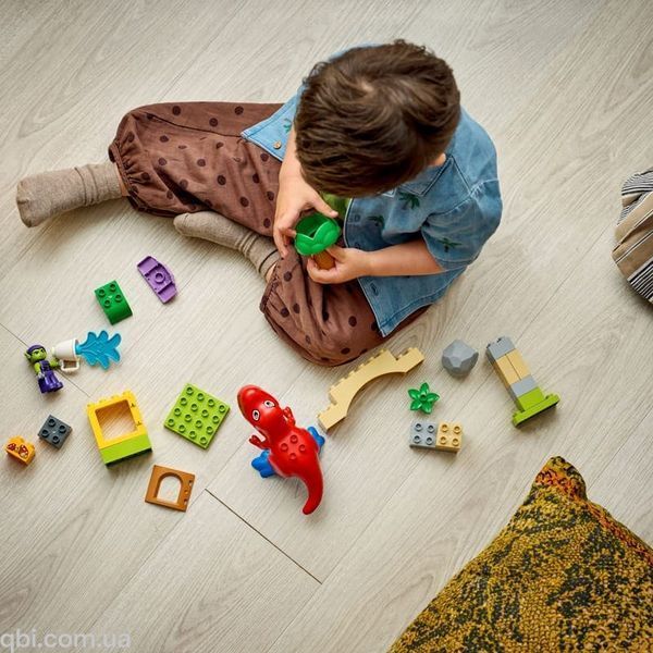 LEGO DUPLO Динозавр Spidey-Rex против Зеленого Гоблина (10463) в собранном виде