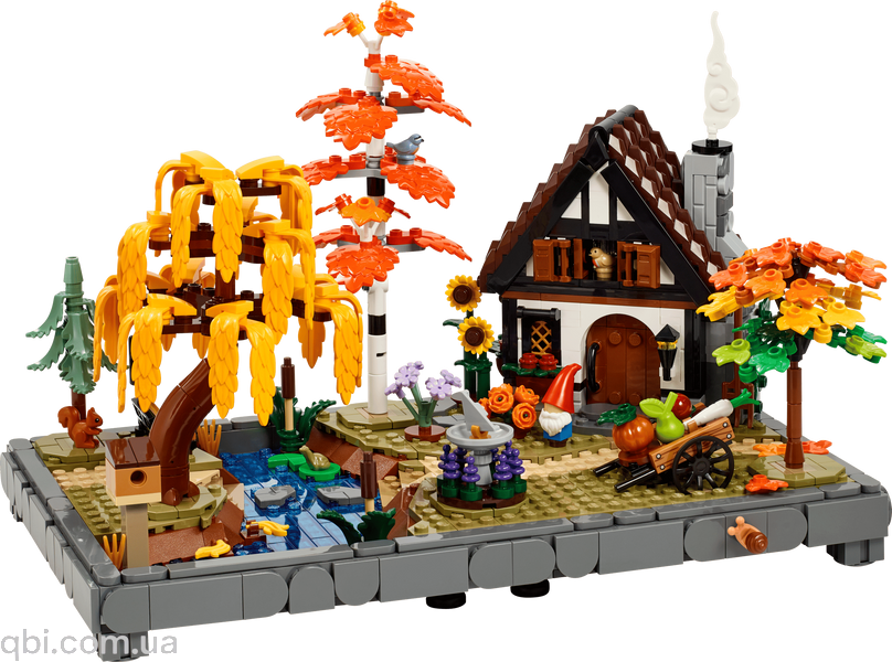LEGO Icons Осінній котеджний сад (11372) у зібраному вигляді