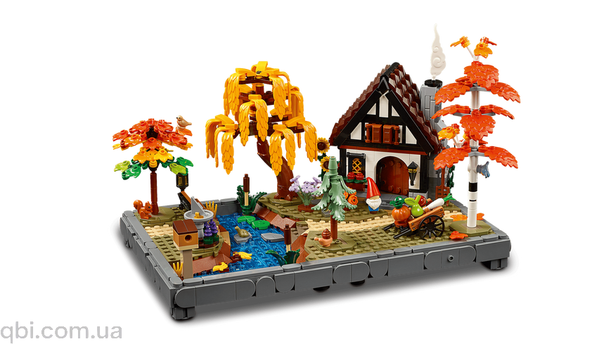 LEGO Icons Осінній котеджний сад (11372) у зібраному вигляді