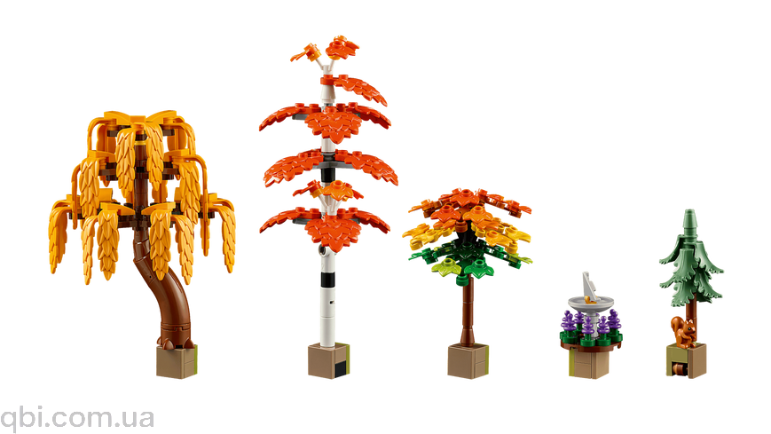 LEGO Icons Осінній котеджний сад (11372) у зібраному вигляді