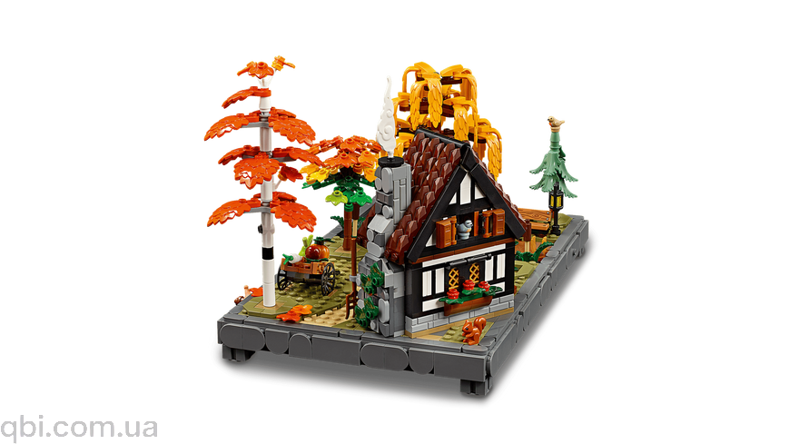 LEGO Icons Осінній котеджний сад (11372) у зібраному вигляді