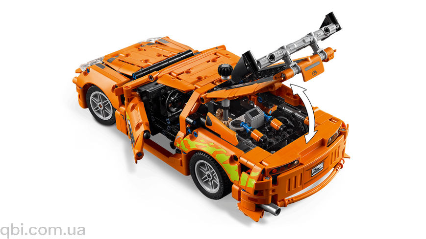 LEGO Technic Fast and Furious Toyota Supra MK4 (42204) у зібраному вигляді