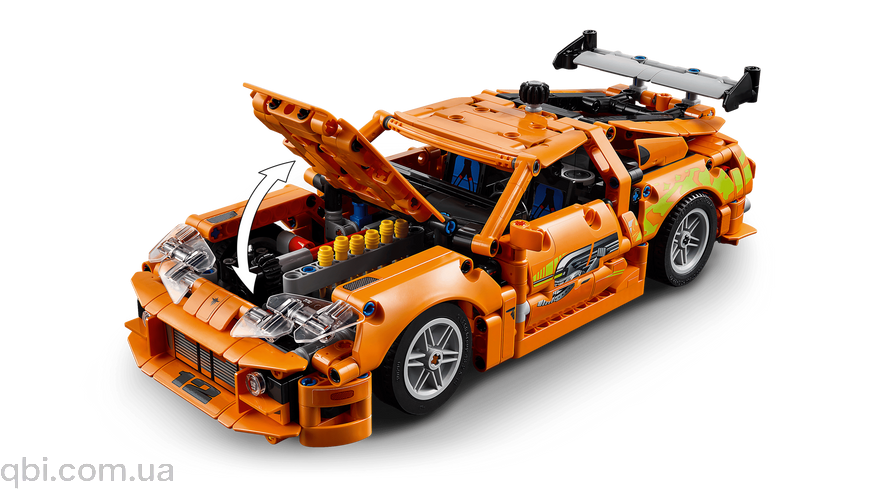 LEGO Technic Fast and Furious Toyota Supra MK4 (42204) у зібраному вигляді