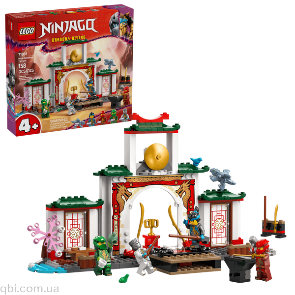 LEGO NINJAGO Храм ниндзя Спин-джитсу (71831) в собранном виде