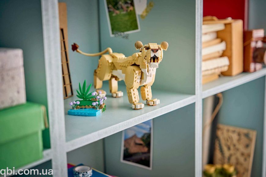 LEGO Creator Дикі тварини: Величний лев (31386) у зібраному вигляді