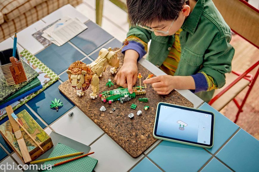LEGO Creator Дикі тварини: Величний лев (31386) у зібраному вигляді