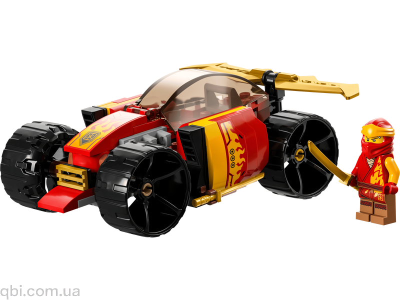 LEGO NINJAGO Гоночний автомобіль ніндзя Кая EVO (71780) у зібраному вигляді