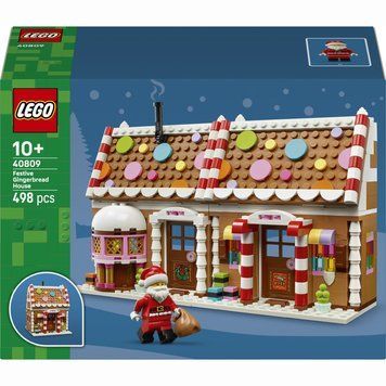 LEGO Seasonal Праздничный пряничный домик (40809) в собранном виде