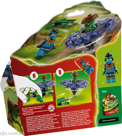 LEGO NINJAGO Ния против спинера-мутанта (71849) в собранном виде