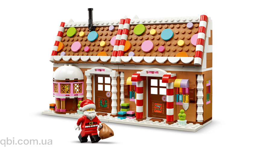 LEGO Seasonal Святковий пряниковий будиночок (40809) у зібраному вигляді