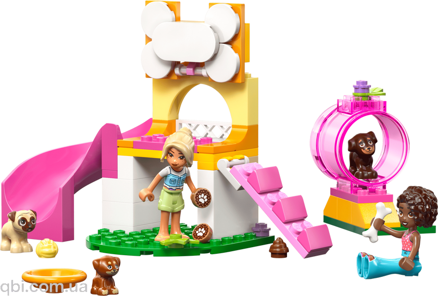 LEGO Friends Ігровий майданчик для цуценят (42665) у зібраному вигляді
