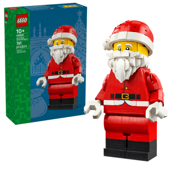 LEGO Seasonal Увеличенная минифигурка Санты (40820) в собранном виде