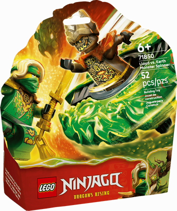 LEGO NINJAGO Ллойд проти спінера земельного монстра (71850) у зібраному вигляді