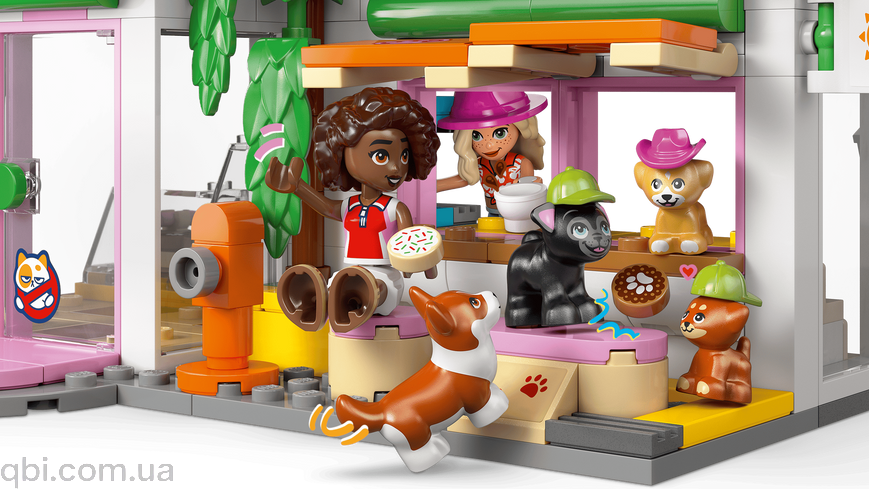 LEGO Friends Пекарня с лакомствами для собак (42677) в собранном виде