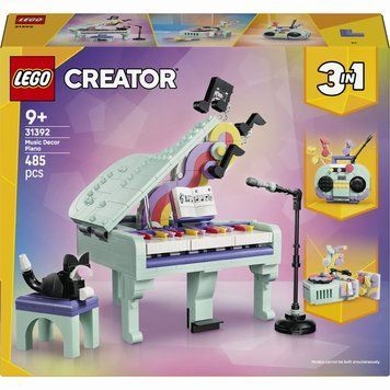 LEGO Creator Музичний декор &laquo;Фортепіано з котом&raquo; (31392) у зібраному вигляді