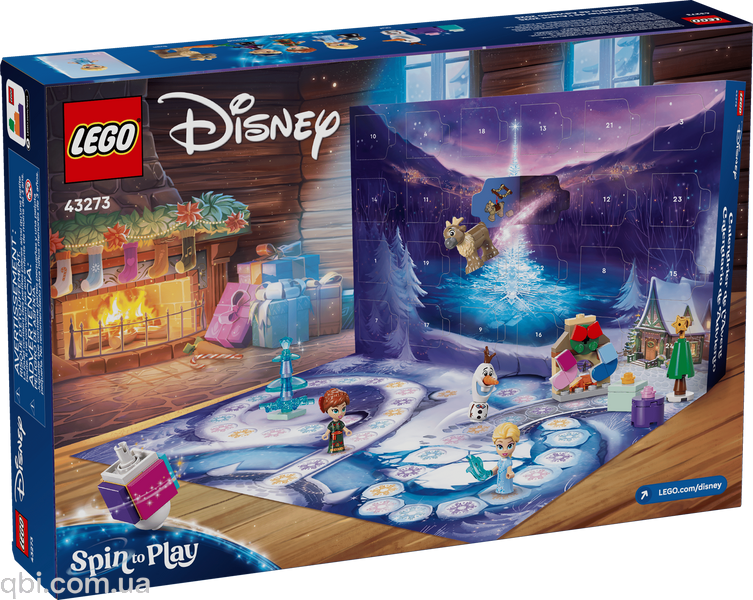 LEGO и Disney Princess Адвент-календарь 2025 &mdash; Дисней (43273) в собранном виде
