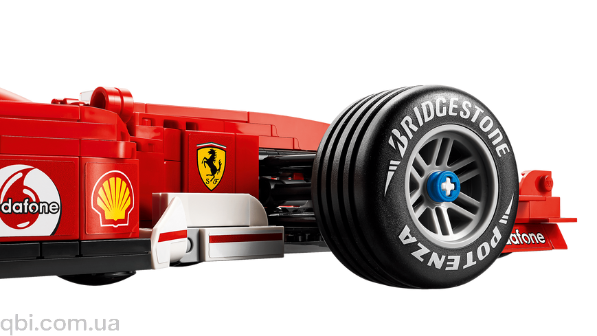 LEGO Icons Ferrari F2004 та Michael Schumacher (11375) у зібраному вигляді