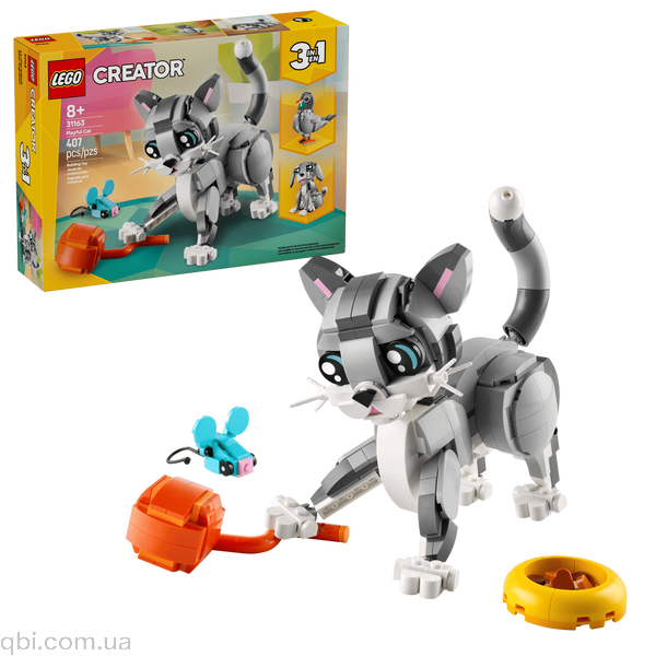 LEGO Creator Грайливий кіт (31163) у зібраному вигляді