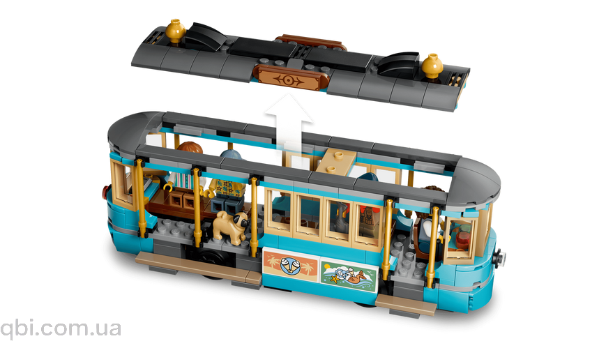 LEGO City Класичний трамвай до пляжу (60506) у зібраному вигляді