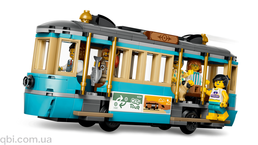 LEGO City Класичний трамвай до пляжу (60506) у зібраному вигляді
