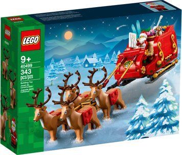 LEGO Seasonal Сани Санта-Клауса (40499) в собранном виде