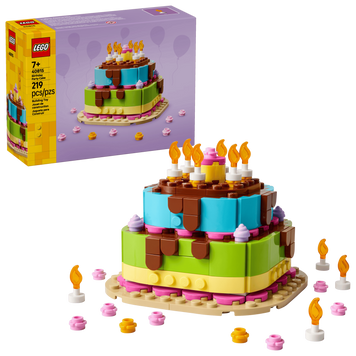 LEGO Seasonal Торт на день народження (40815) у зібраному вигляді