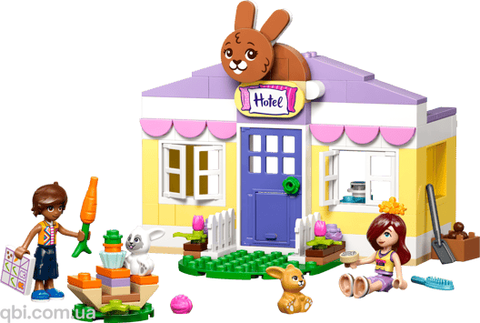 LEGO Friends Отель &laquo;Банни&raquo; в Хартлейк-Сити (42679) в собранном виде
