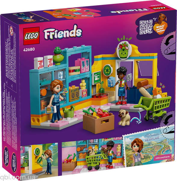 LEGO Friends Цілодобовий магазин у Хартлейк-Сіті (42680) у зібраному вигляді