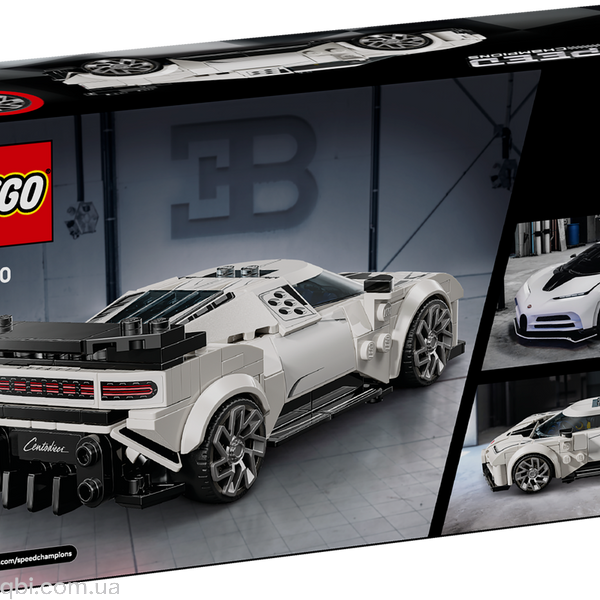 LEGO Speed Champions Спортивний гіперкар Bugatti Centodieci (77240) у зібраному вигляді