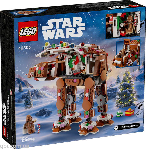 LEGO Star Wars Пряниковий крокохід AT-AT&trade; (40806) у зібраному вигляді