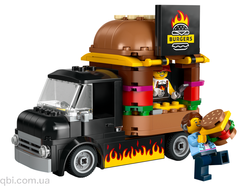 LEGO City Вантажівка з гамбургерами (60404) у зібраному вигляді