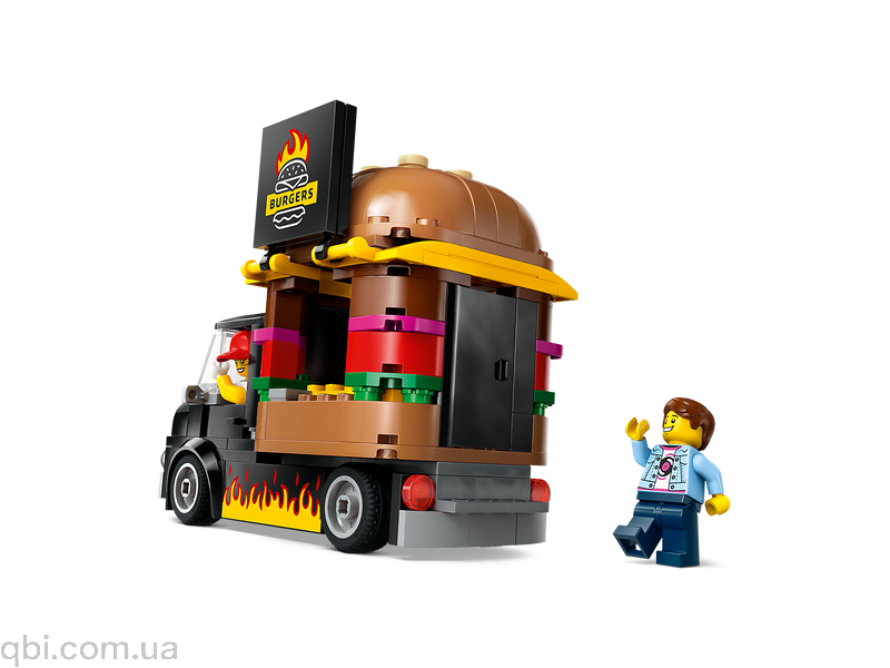 LEGO City Вантажівка з гамбургерами (60404) у зібраному вигляді