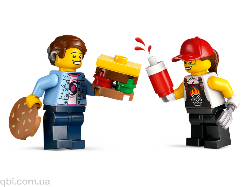 LEGO City Вантажівка з гамбургерами (60404) у зібраному вигляді